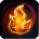 Glowing Fire Crystal