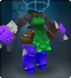 Tech Violet Draped Armor