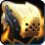 Gold Wolf Helm