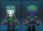 Dusky Spiraltail Mail in its set