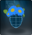 Tech Azure Daisy Crown