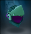 Turquoise Crescent Helm