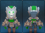 Divine Spiraltail Mail in its set