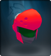 Tech Red Round Helm