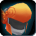 Tech Orange Winged Helm
