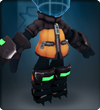 ShadowTech Orange Down Puffer