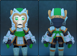 Glacial Spiraltail Mail in its set