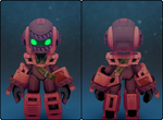 Volcanic Deconstruction Helm in its set