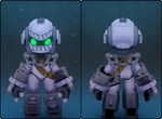 Fancy Deconstruction Helm in its set