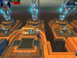 Explore the vast clockworks via arcade gates.