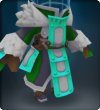 Tech Blue Fur Coat