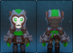 Heavy Spiraltail Mail in its set