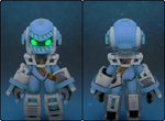 Cool Deconstruction Helm in its set