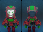 Toasty Spiraltail Mail in its set