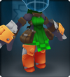 Tech Orange Draped Armor