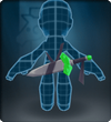 Tech Green Side Blade