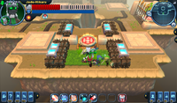 The area with the Battlepod.