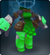 Tech Green Draped Armor