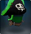 ShadowTech Green Buccaneer Bicorne