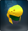 Tech Yellow Round Helm